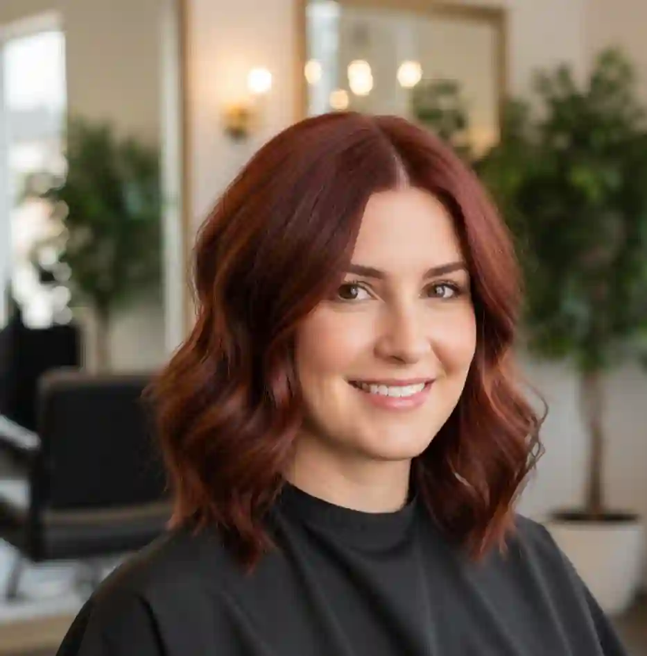 Oblong face shape hair guide with bangs and side volume techniques